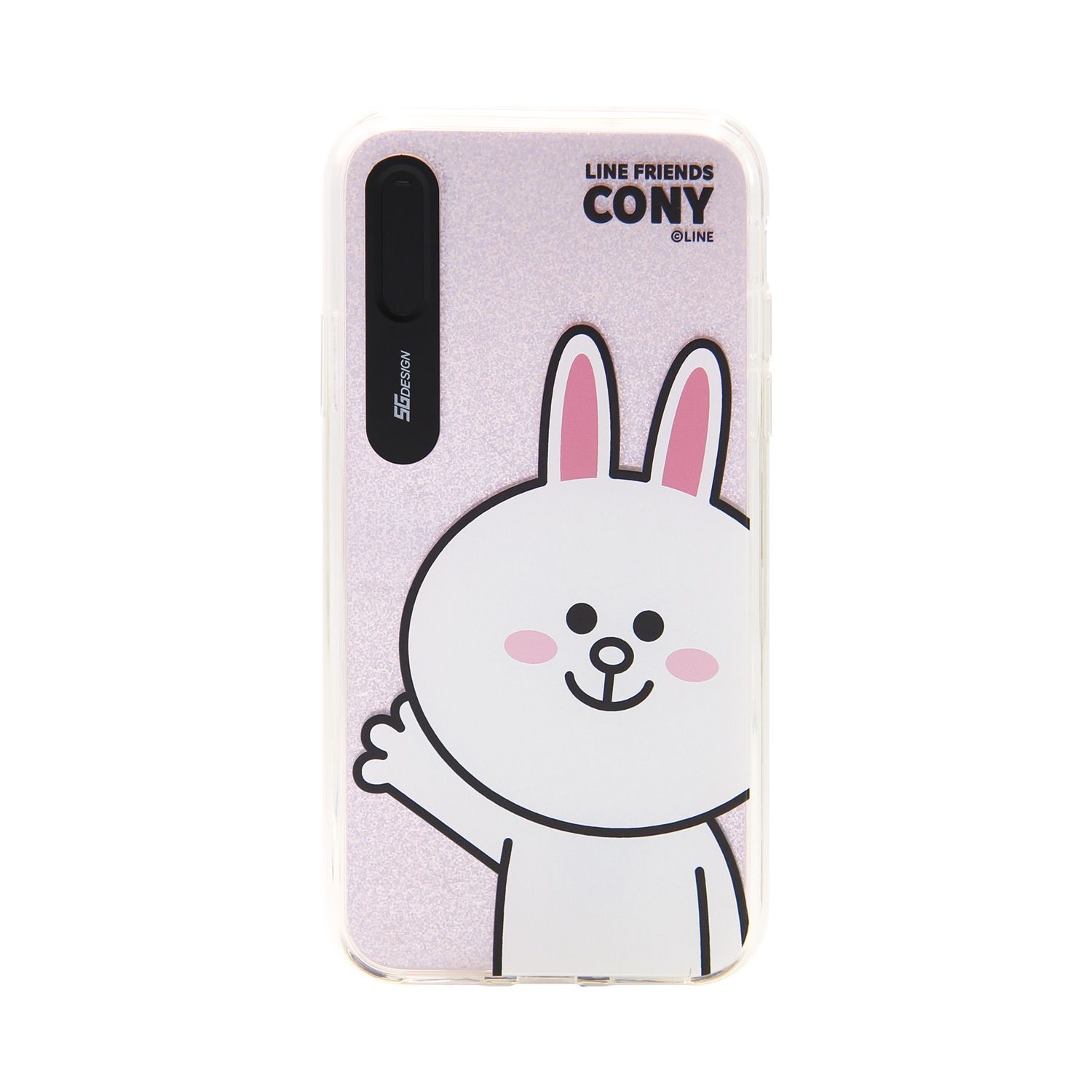 LINE FRIENDS iPhone XS Max Light UP CASE ベーシック コニー(KCL-LBA010) 仕入先在庫品 メール便対象商品