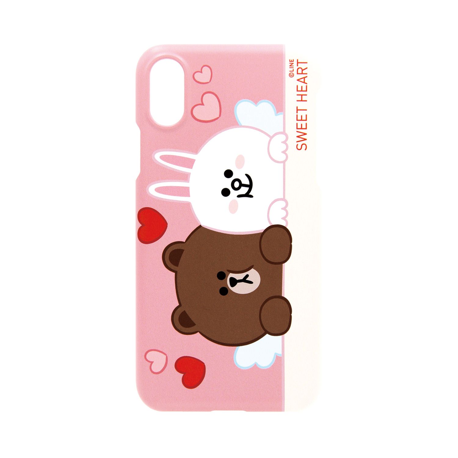 樂天商城 - LINE FRIENDS iPhone XS Max SLIM FIT CUPID LOVE スウィートハート2(KCL-SCL013) 仕入先在庫品[メール便対象商品]