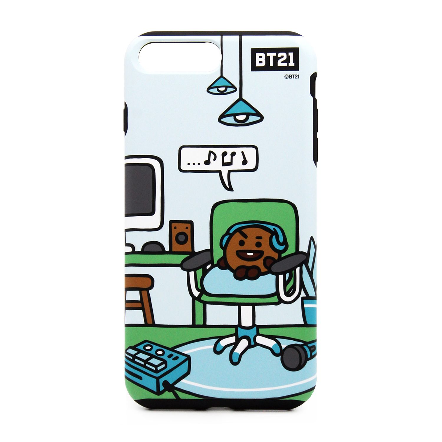 BT21 iPhone 8Plus/7Plus DUAL GUARD ROOMIES_SHOOKY(KCB-DRP006) 仕入先在庫品
