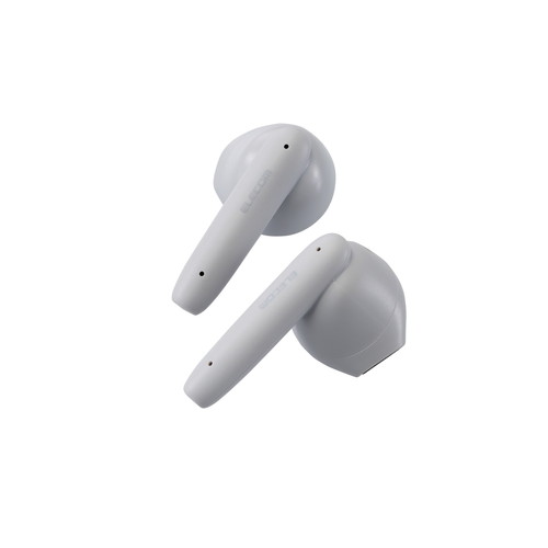 ���쥳�� ELECOM �磻��쥹����ۥ� Bluetooth5.3 ���ٱ� ���å����󥵡� Ķ���� AAC�б� Type��C���� �̶� �̳� �ۥ磻��(LBT-TWS17GY) �᡼�����߸���