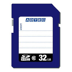 アドテック SDHCカード 32GB データ復旧サービス付き AD-SDTH32G/10 目安在庫=△[メール便対象商品]
