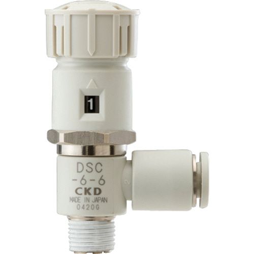 CKD ダイヤル付スピードコントローラ 1個(DSC810) 目安在庫=○