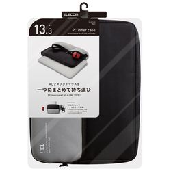 Rakuten - エレコム ELECOM PC用インナーバッグ ポケット付 13.3インチ ブラック BM-IBPT13BK メーカー在庫品