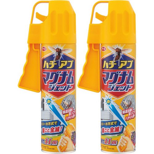 アース製薬 ハチアブマグナムジェット 550ml 1パック(2本)(237217) 目安在庫=○