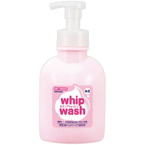 Rakuten - サラヤ ホイップウォッシュ 無香 500mL ポンプ付 1本(23406) 目安在庫=○