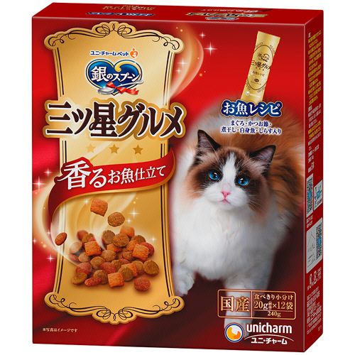 Rakuten - ユニ・チャーム 銀のスプーン 香るお魚 全成長段階用 お魚レシピ 240g 1箱(602706) 目安在庫=○