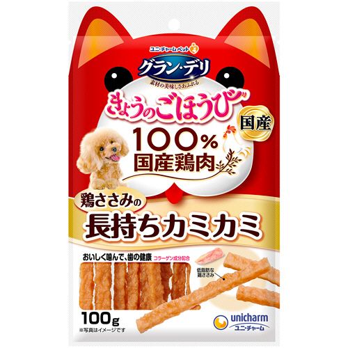 Other - ユニ・チャーム グラン・デリ きょうのごほうび 鶏ささみの長もちカミカミ 100g 1パック(ゴホウヒナガモチS100) 目安在庫=○