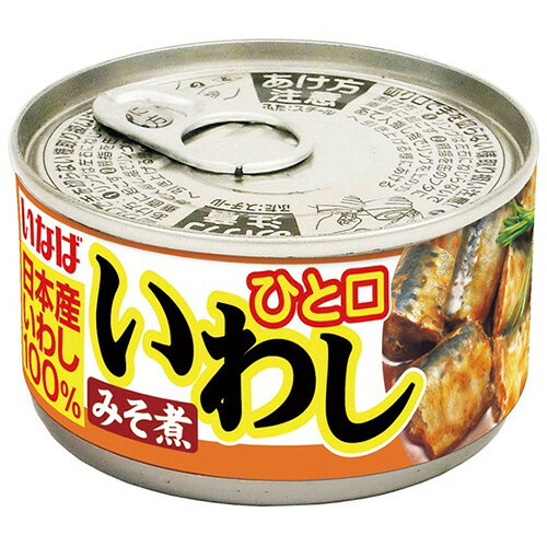 乐天商城 - いなば食品 ひと口いわし みそ煮 115g 1缶(879470) 目安在庫=○
