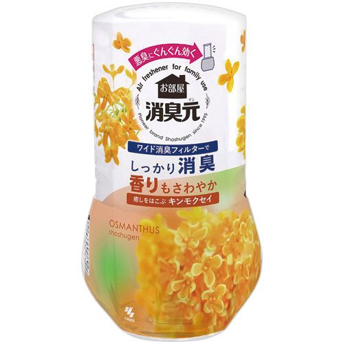 小林製薬 お部屋の消臭元 癒しをはこぶキンモクセイ 400mL 1セット(3個)(4987072099810 x3) 目安在庫=○ e-bear-11576902 いぃべあー 楽天市場店 パッケージ画像