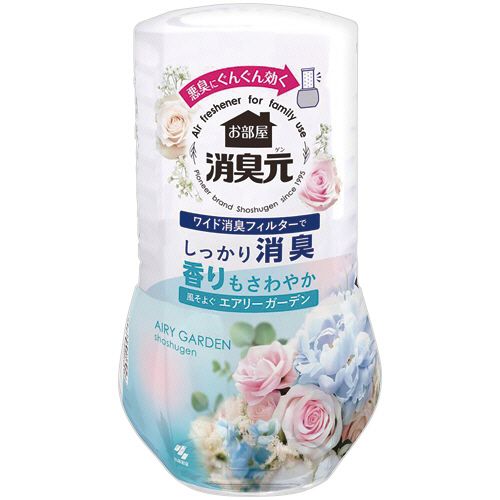 小林製薬 お部屋の消臭元 風そよぐエアリーガーデン 400mL 1セット(3個)(4987072099834 x3) 目安在庫=○ e-bear-11576919 いぃべあー 楽天市場店 パッケージ画像