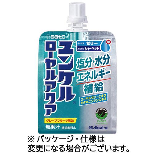 佐藤製薬 ユンケル ローヤルアクア 180g パウチ 1ケース(6個)(4987316037462 x6) 目安在庫=○ e-bear-11633339 いぃべあー 楽天市場店 パッケージ画像