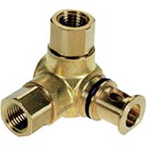 乐天商城 - 千代田通商 ユニホールドタッチコネクタータイプ2ポート 供給用12mm 1個(UF03-2T12)
