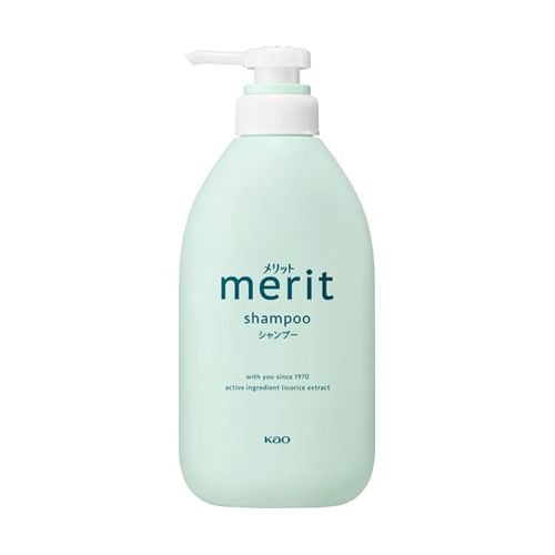 花王 メリット シャンプー 本体 ポンプ 450mL 1本(448705) 目安在庫=○