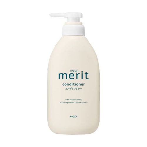 花王 メリット コンディショナー 本体 ポンプ 450mL 1本(448712) 目安在庫=○