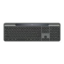 ロジクール Logicool Signature Slim Solar+ K980 ソーラー充電フルサイズワイヤレスキーボード グラファイト 1台(K980GR) 目安在庫=○