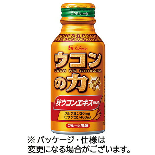ハウスウェルネスフーズ ウコンの力 100mL ボトル缶 1ケース(6本)(894692) 目安在庫=○