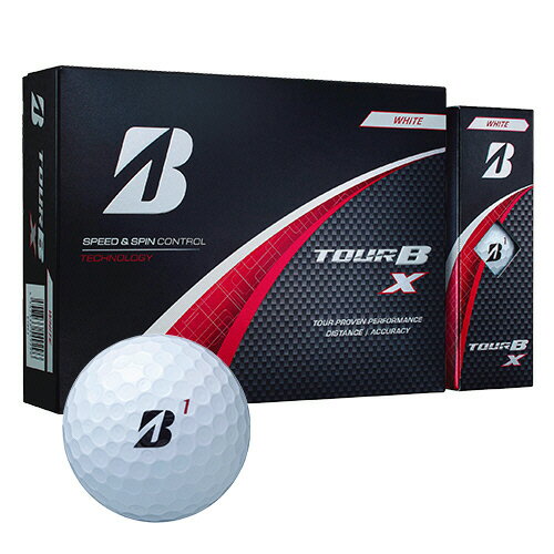 ブリヂストンスポーツ ゴルフボール TOUR B X 2025年モデル ホワイト 1箱(12個)(B4WXJ) 目安在庫=○