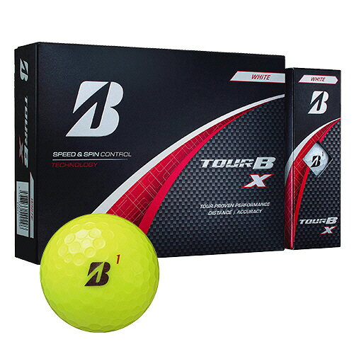 ブリヂストンスポーツ ゴルフボール TOUR B X 2025年モデル イエロー 1箱(12個)(B4YXJ) 目安在庫=○