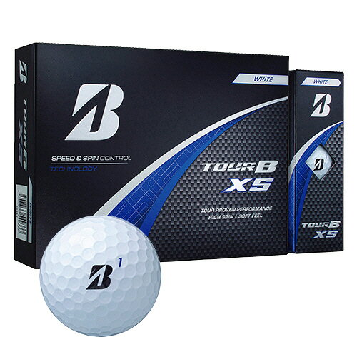 ブリヂストンスポーツ ゴルフボール TOUR B XS 2025年モデル ホワイト 1箱(12個)(S4WXJ) 目安在庫=○