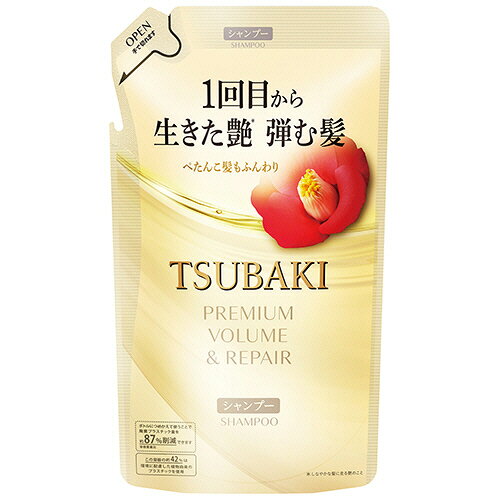 ファイントゥデイ TSUBAKI プレミアム ボリューム&リペア シャンプー つめかえ用 300mL 1個(429138) 目安在庫=○