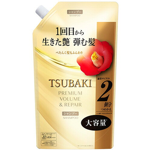 ファイントゥデイ TSUBAKI プレミアム ボリューム&リペア シャンプー つめかえ用 600mL 1個(429140) 目安在庫=○