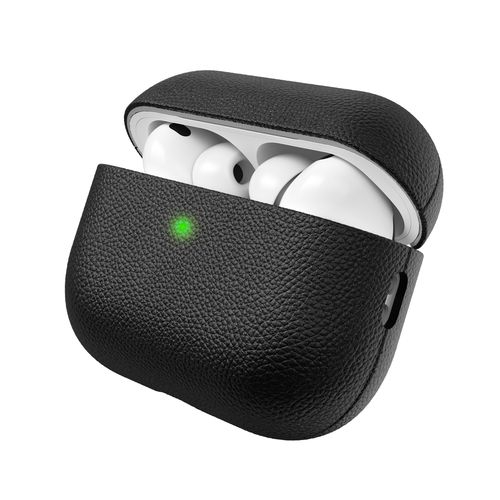 KeyBudz Artisan イタリアン本革ケース for AirPods Pro 3 ブラック(KB28313APP3) 仕入先在庫品
