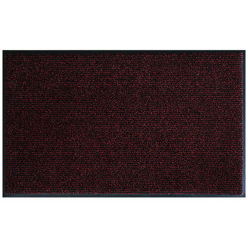 クリーンテックス・ジャパン 玄関マット アイアンホース(ストライプ) 900×1200mm ブラック・スカーレッ..