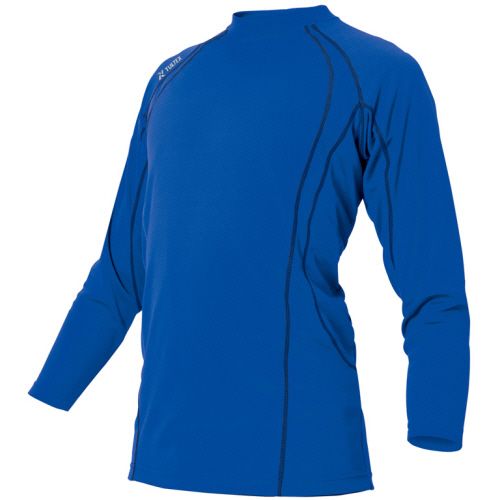 アイトス TULTEX(タルテックス) 長袖Tシャツ 冷感プリント 二重編み裏プリントニット ブルー 5L 1着(AZ-551048-006-5L) 目安在庫=○