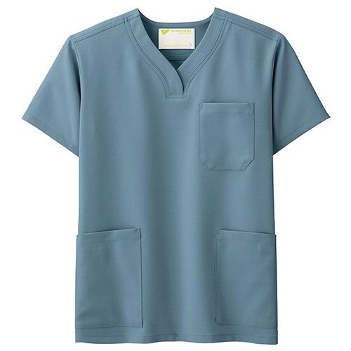 Rakuten - ミドリ安全 メディカルウェア ベルデクセルフレックス 男女兼用 スクラブ VEM1001上 ダークグレー 3L 1着(VEM1001-UE-3L) 目安在庫=○
