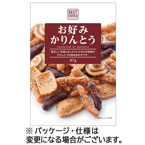 Other - 常盤堂製菓 ベストチョイス お好みかりんとう 87g 1セット(15パック)(4904573157979 x15) 目安在庫=○
