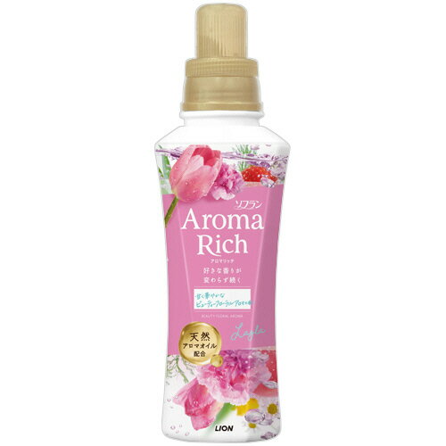ライオン LION ソフラン アロマリッチ レイラ 本体 480mL 1本(JNCAYL) 目安在庫=○