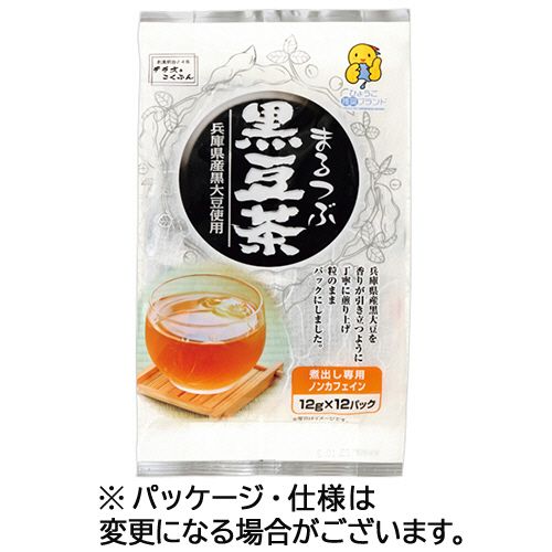 寺尾製粉所 まるつぶ 黒豆茶ティーパック 1セット(36パック:12パック×3袋)(4963074002096 x3) 目安在庫=○