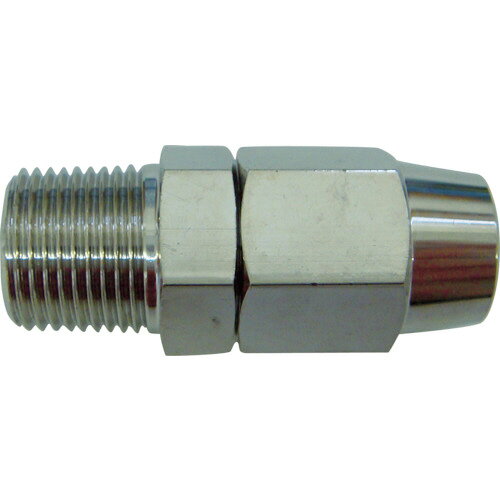 八興販売 ニューフレックス専用金具 6.5X10φ用XR1/4オネジ 1個(E-EO-65-R1/4) 目安在庫=○