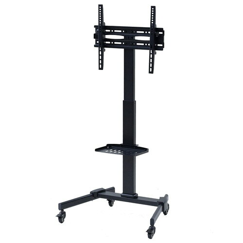 山善（YAMAZEN） キャスター付きディスプレイスタンド 幅68cm ブラック 1台(LBTS-T680(BK)) 目安在庫=○