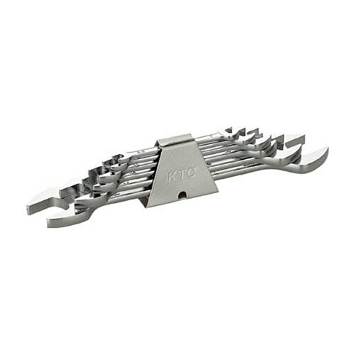 Rakuten - 京都機械工具　KTC スパナセット[6本組] (樹脂成形トレー付) 1セット(TS206) 目安在庫=○