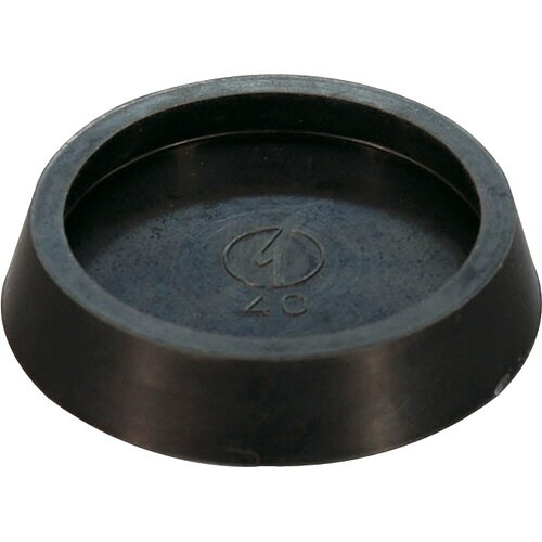 光 平置きゴム 黒丸 内径42mm 1個(BE-0-