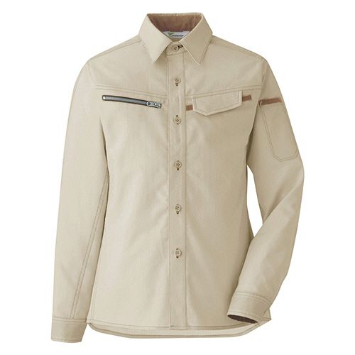 Clothing Accessories (Caps, Ties, Belts) - ミドリ安全 帯電防止JISベルデクセルフレックス 女性用 シャツ VELS2530上 アイボリー 17号 1着(VELS2530-UE-17) 目安在庫=○