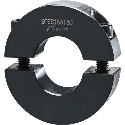 岩田製作所 セパレートカラー 鋼管用 黒染め 1個(SCSS40A22C) 目安在庫=○