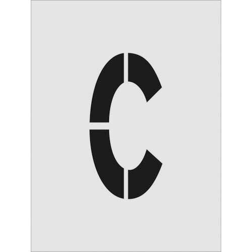 樂天商城 - アイマーク ステンシル C 文字サイズ250×125mm 1枚(AST-C250125) 目安在庫=○