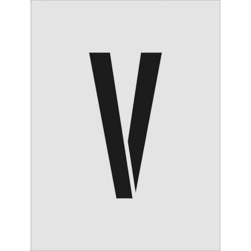 Rakuten - アイマーク ステンシル V 文字サイズ250×125mm 1枚(AST-V250125) 目安在庫=○