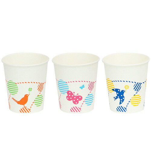 Rakuten - ファーストレイト ペーパーカップ ロースタッキング森のおともだち 150ml 1パック(1000個)(FR-5367) 目安在庫=○
