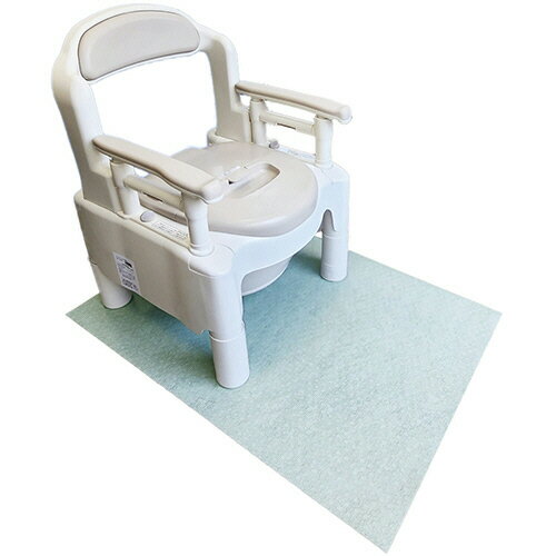 東京メディカル ポータブルトイレ用マット 約1000×700mm 山葵色 1パック(5枚)(KG-1070) 目安在庫=○