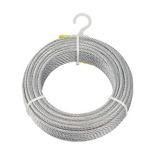 Rakuten - TRUSCO メッキ付ワイヤロープ Φ6mm×200m 1本(CWM-6S200) 目安在庫=○