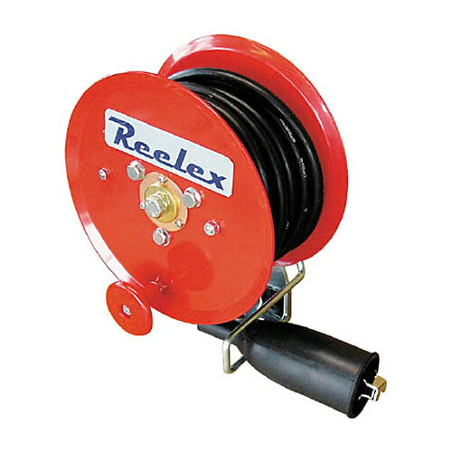 Rakuten - 中発販売 Reelex アースリール 5.5SQ×10m 50Aアースクリップ付 1台(ER810M) 目安在庫=○