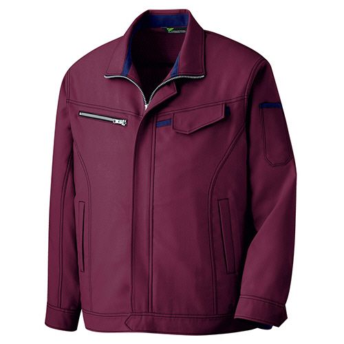 Clothing Accessories (Caps, Ties, Belts) - ミドリ安全 帯電防止JISベルデクセルフレックス男女交織ストレッチジャンパーVE525上 ワイン S 1着(VE525-UE-S) 目安在庫=○