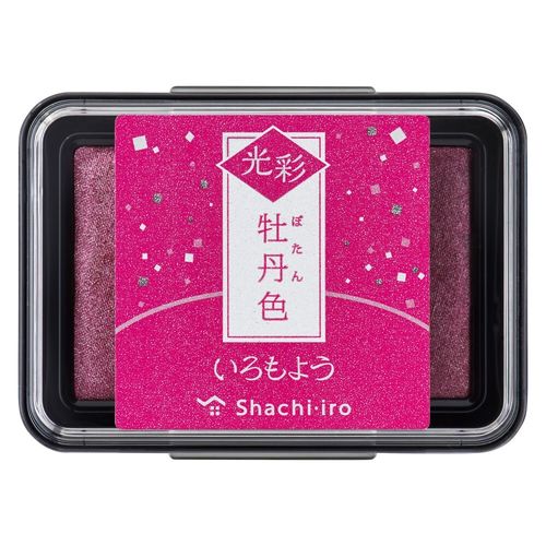 樂天商城 - シャチハタ シヤチハタ Shachihata いろもよう　光彩　牡丹色(HAC-1G-P) 目安在庫=○