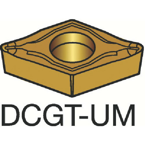 Rakuten - サンドビック コロターン107 旋削用ポジ・チップ 1115 1個(DCGT 11 T3 08-UM-111) 目安在庫=○