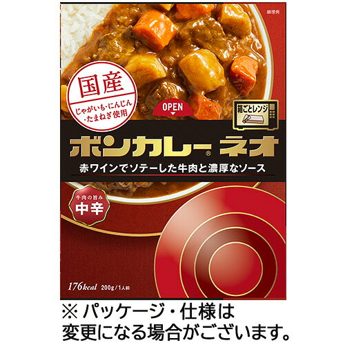大塚食品 ボンカレーネオ 牛肉の旨み 中辛 200g 1食(125239) 目安在庫=○ e-bear-11601802 いぃべあー 楽天市場店 パッケージ画像