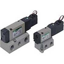 CKD 4Kシリーズパイロット式5ポート弁セレックスバルブ 1個(4KB420-10-AC200V) 目安在庫=○