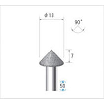 Rakuten - ナカニシ 電着ダイヤモンドバー 1本(13341) 目安在庫=○